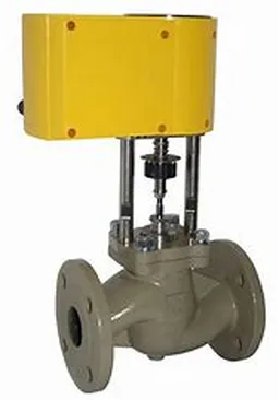 Cast Iron Globe Control Valve – Spring-Return Actuator, DN80, PN25